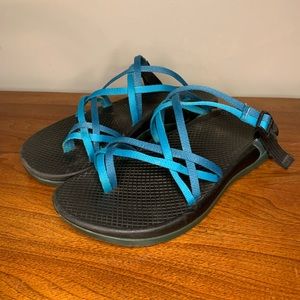 Chaco slip on two strap size 8w